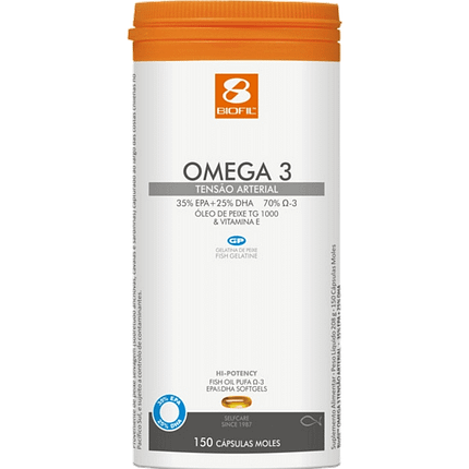 Omega 3 1000 mg, sem açúcar, sem lactose, sem sal