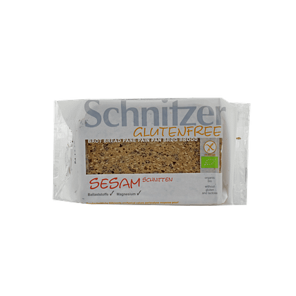 Pão Fatiado Sésamo Sem Glúten, biológico, sem lactose