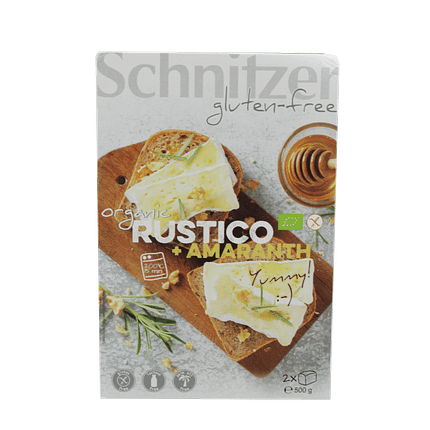 Pão Rústico + Amaranto Sem Glúten, biológico, sem lactose