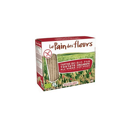 Pão de Flores Aveia, com ingredientes biológicos, sem glúten, vegan