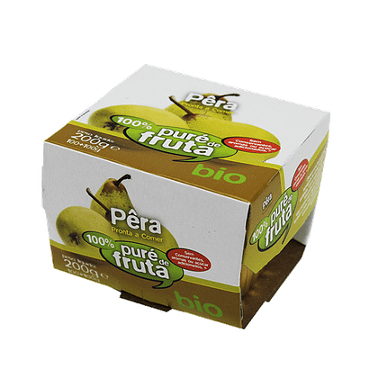 Puré de Pêra, biológico, sem açúcar