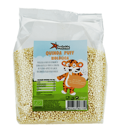 Quinoa Puff, biológico, sem açúcar