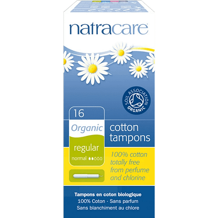 Tampão Algodão com Aplicador Regular, biológico