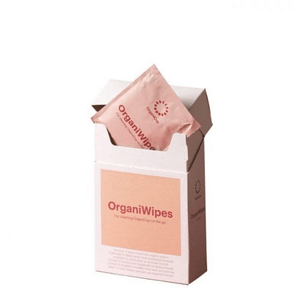 Toalhitas OrganiWipes Limpeza Copo