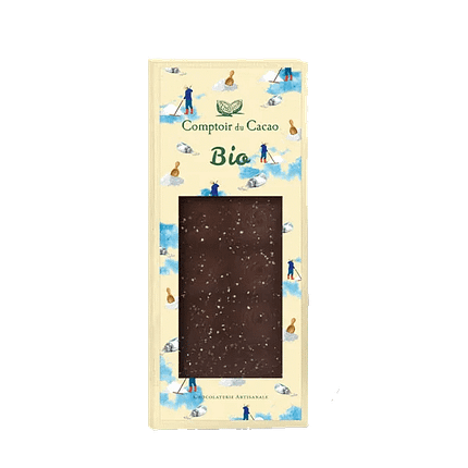 Chocolate Preto com Flor de Sal, biológico