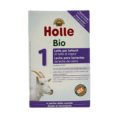 Leite de Cabra em Pó 1, com ingredientes biológicos