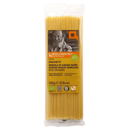 Massa Esparguete Sêmola Trigo Duro, biológica