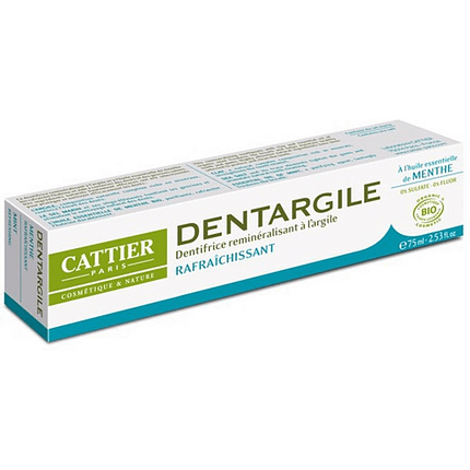 Pasta Dentífrica Argila e Menta, com ingredientes biológicos