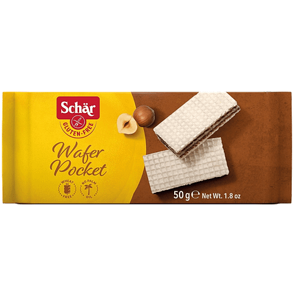 Wafers Pocket Creme de Avelã, sem glúten