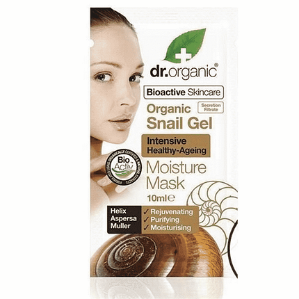 Máscara Facial Baba de Caracol, com ingredientes biológicos