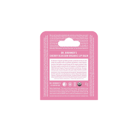 Batom de Cieiro Flor de Cerejeira Dr Bronners 2