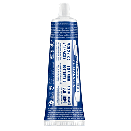 Dentífrico Hortelã-Pimenta, biológico, vegan