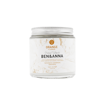 Dentífrico Natural Laranja - Com flúor, cosmética vegan