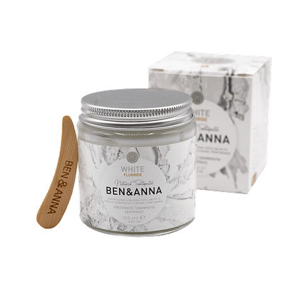 Dentifrico White com Fluor Frasco de Vidro 100ml Ben&Anna 2