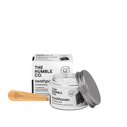 Dentífrico Carvão (com flúor) - Frasco vidro, vegan