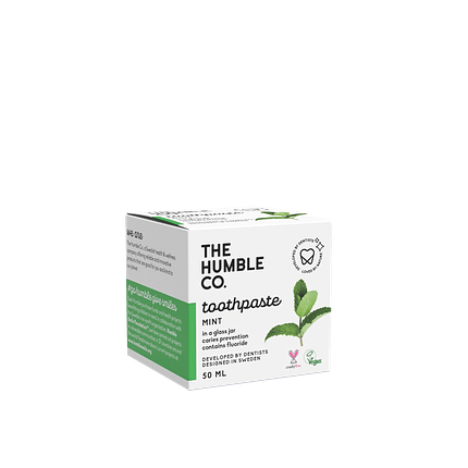 Dentrífico de menta fresca frasco vidro 50ml The Humble Co. 2