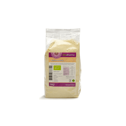 Farinha de Grão, biológico, sem glúten, sem lactose, vegan