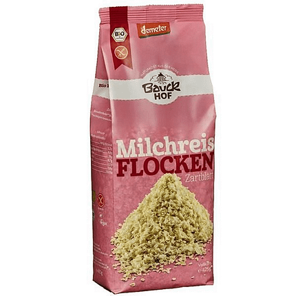 Flocos de Arroz Doce biológicos, sem glúten, vegan