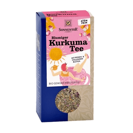 Infusão Curcuma e Flores, biológico