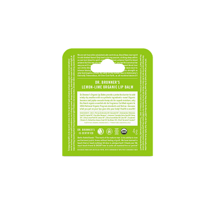 Lipbalm Citrus Lime Dr Bronners 2