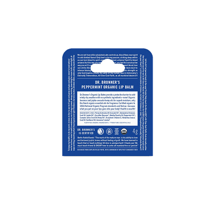 Lipbalm Peppermint Dr Bronners 2