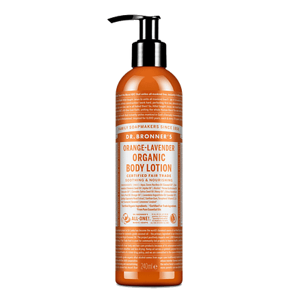 Loção Hidratante Laranja e Alfazema, com ingredientes biológicos, vegan