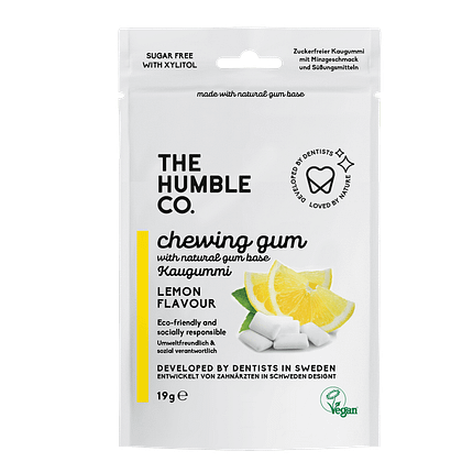 Pastilha Elástica Natural - Limão, sem açúcar, vegan