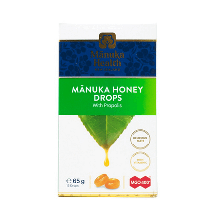 Rebuçados de Mel de Manuka e Própolis MGO 400+