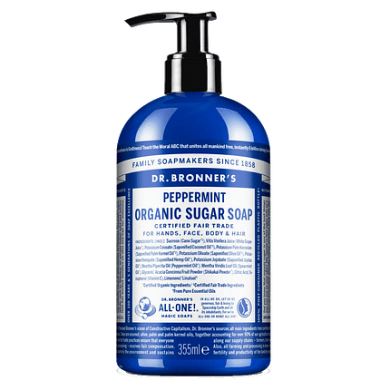 Sabonete Açúcar (Shikakai) Hortelã-Pimenta, com ingredientes biológicos, vegan