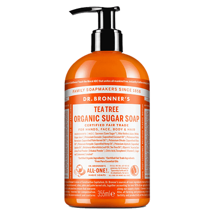 Sabonete de Açúcar (Shikakai) - Árvore-do-chá, com ingredientes biológicos, vegan