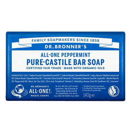 Sabonete Hortelã-Pimenta, com ingredientes biológicos, cosmética vegan