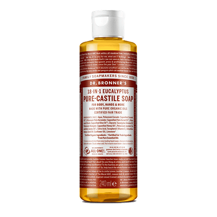 Sabonete Líquido Eucalipto, com ingredientes biológicos, cosmética vegan