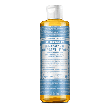 Sabonete Líquido Bebé - Sem Aroma, com ingredientes biológicos, cosmética vegan