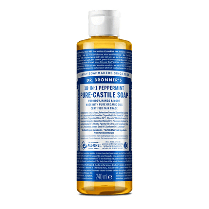 Sabonete Líquido Hortelã-Pimenta, com ingredientes biológicos, cosmética vegan