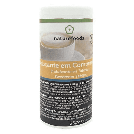 Adoçante em Comprimidos, sem glúten