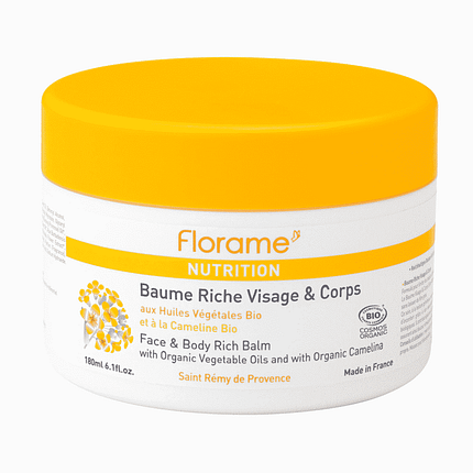 Bálsamo Nutritivo Corpo e Rosto, com ingredientes biológicos