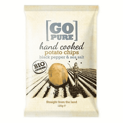 Batatas Fritas com Pimenta e Sal, com ingredientes biológicos