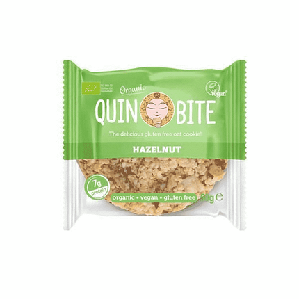 Cookie Avelã, com ingredientes biológicos, sem glúten, vegan