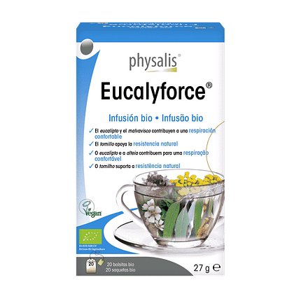 Eucalyforce Infusão, biológica, vegan