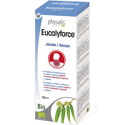 Eucalyforce Xarope, com ingredientes biológicos