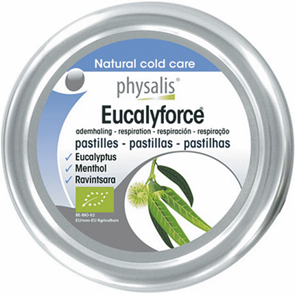 Eucalyforce Pastilhas em Lata, com ingredientes biológicos