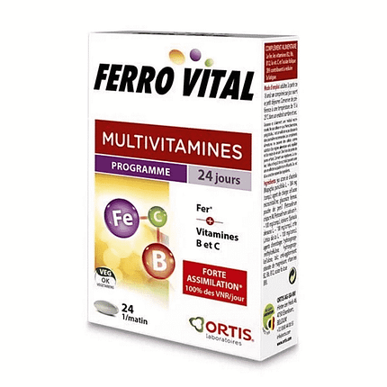 Ferro Vital, suplemento alimentar vegetariano