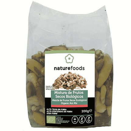 Frutos Secos Mix, biológico, sem glúten, sem lactose, vegan