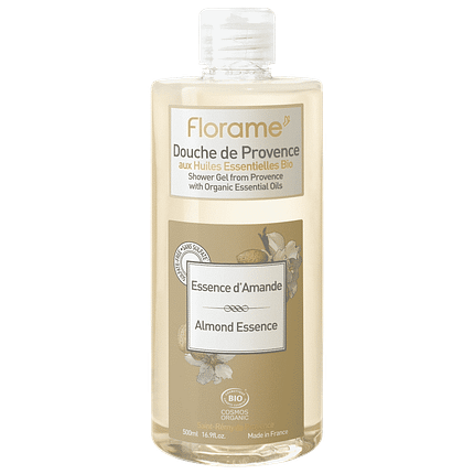 Gel de Banho Essência de Amêndoas, com ingredientes biológicos