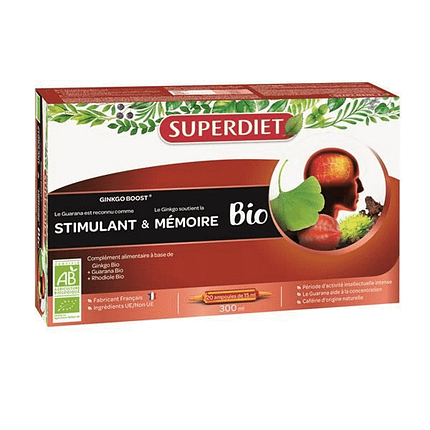 Ginkgo Boost, suplemento alimentar biológico