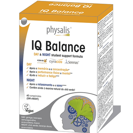 IQ Balance Day + Night, suplemento alimentar