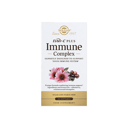 Immune Complex Ester-C, suplemento alimentar sem glúten