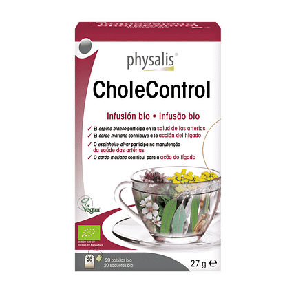 Infusão Cholecontrol, biológico, vegan