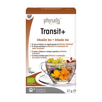 Infusão Transit +, biológico, vegan