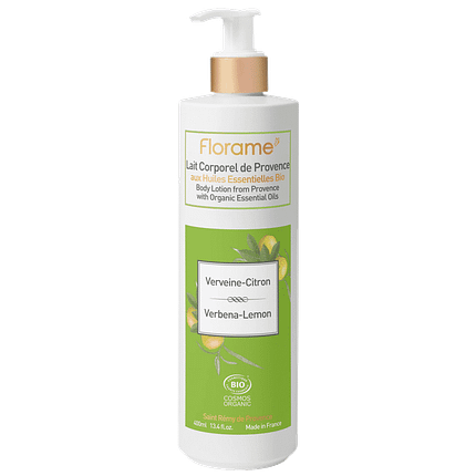 Leite Corporal Verbena-Limão, com ingredientes biológicos